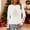 White, variant on HOMBOM Long Sleeve Shirts for Women Christmas Comfy Plus Size Christmas Tree Red Vintage Crewneck Womens T Shirts