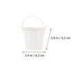 thumbnail image 2 of 10PCS Mini Tinplate Metal Bucket Premium Balcony Garden Home Decor Mini Bucket, 2 of 9