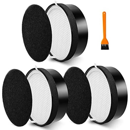 

3 Pack LV-H132 Replacement Filter Compatible with LEVOIT LV-H132 Air Purifier Filter Replacement H13 True HEPA Filter Activated Carbon Filter Pre Filters Part # LV-H132-RF