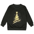 thumbnail image 4 of PMVFHDE Chandail à Capuchon et Chandails en Molleton pour Filles - Manches Longues Col Rond Imprimé de Noël - pour Automne et Hiver, 4 of 4