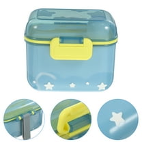 BESTOYARD Portable Blue Milk Powder Box Formula Dispenser Safe Storage Container for Travel