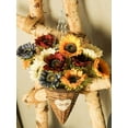 thumbnail image 6 of 7 Pcs Multi-color Sunflowers Artificial Fake Flowers, Silk Faux Plants with Stem for Outdoors Planters, Home Living Room Office Garden Wedding Party Birthday Vintage Fall Sunflower Decorations, 6 of 7
