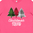 thumbnail image 4 of Inktastic Christmas Squad with Plaid Trees Youth T-Shirt, 4 of 5