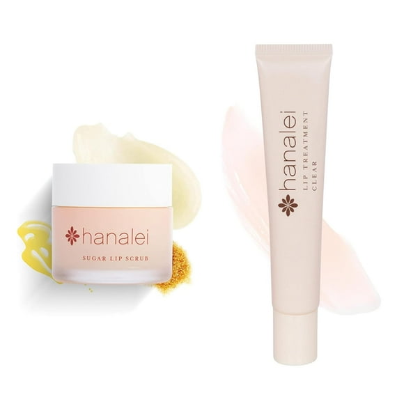Set de cuidado labial Hanalei Sugar Lip Scrub & Kukui Oil Treatment
