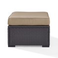 thumbnail image 3 of Maykoosh French Flair Outdoor Wicker Ottoman, Weather-Proof Ottoman With All-Weather Resin Wicker And Moisture-Proof Cushion - 27.5 X 29 X 25 Inches, 3 of 5