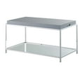 thumbnail image 6 of Convenience Concepts Tempered Glass Palm Beach Coffee Table, Gray, 6 of 10