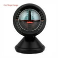 thumbnail image 2 of MasteelfCA Car Inclinometer Tilt Gauge Indicator Gradient Angle Slope Level Meter Vehicle Inclinometer Level Measure Tool (Black), 2 of 7