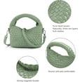 thumbnail image 4 of LHSHID Women Woven Tote Small Crossbody Bag, Weave Quilted Purse Square Shoulder Bag Woven Handbag with Detachable Strap, 4 of 6