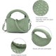 thumbnail image 4 of LHSHID Women Woven Tote Small Crossbody Bag, Weave Quilted Purse Square Shoulder Bag Woven Handbag with Detachable Strap, 4 of 6