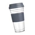 thumbnail image 1 of Tazas De Café De Plástico Que Con Tapas Para Bebidas Frías Calientes, Café , De Burbujas, Té, , Leche, (b gris Soledad Taza de café reutilizable, 1 of 6