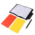 thumbnail image 2 of funtasica 5xFootball Soccer Referees Wallet Notebook Score Red Yellow Card Pencil Set 5 Pcs, 2 of 8