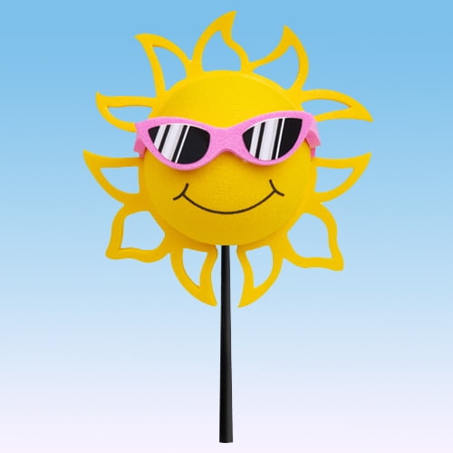Coolballs Cool California Sunshine Pink Sunglasses Car Decor Antenna Topper Auto Accessory