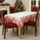 thumbnail image 1 of Mantel de plástico con temática navideña y diseño de árbol de Navidad, ideal para decoración de fiestas y catering., 1 of 6