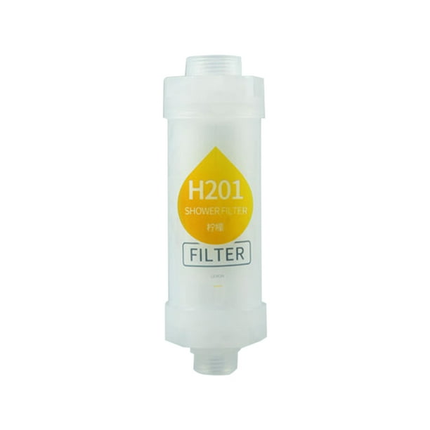 Fragancia Filtro Ducha Purificación Eliminación Cloro Suministros Baño (Limón)
