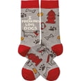 thumbnail image 2 of Primitives by Kathy 113729 - I Freaking Love Dogs Socks, 2 of 4