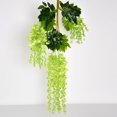 thumbnail image 4 of Artificial Flower Plant Violet Decoration Flower Rattan Wall Decoration Home Wedding Artificial Green Plant Scene Layout Props, 4 of 6