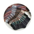 thumbnail image 5 of Monebena 5 Pairs Men Socks Colorful Novelty Socks Super Thick Thermal Hiking Winter Warm Boot Heavy Soft Cozy Socks for Men & Women M01, 5 of 6