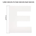 thumbnail image 2 of Plantillas de Letras Grandes de 6 Pulgadas, Plantilla de Estrella y Plantilla de Corazón para Pasteles y Arte en Paredes, 2 of 5