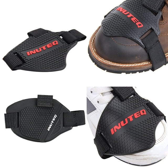 Motorcycle Gear Shifter Riding Shoe Protector Antiskid Motorbike Shift Riding Shoe Protector Pad Boots Cover, Red Letter