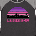 thumbnail image 4 of Inktastic Albuquerque New Mexico Retro Sunset Skyline Women's Plus Size T-Shirt, 4 of 5