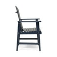 thumbnail image 5 of GDF Studio Cartagena Outdoor Acacia Wood Adirondack Dining Chairs, Set of 2, Blue Navy, 5 of 6