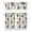 dog01, variant on 3 PCS Mandala Kitchen Curtains Set with Valance - Psychedelic Geometric Abstract Pattern Semi-Sheer Tier Curtains for Windows, Meditation & Healing Style, Rod Pocket Design (54x18 + 2x27.5x36 Inch)