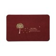 thumbnail image 1 of Matsuzay Alfombrilla de poliéster suave y cómoda, amplia aplicación y alfombrillas antideslizantes y fáciles de limpiar Decoración del hogar Vino rojo, 1 of 6