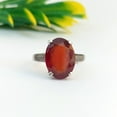 thumbnail image 4 of PILWALS Natural Red Garnet Anniversary Rings 925 Sterling, Sterling Silver, 4 of 8