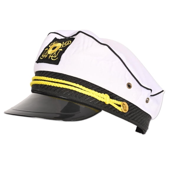 Beistle Pirate Party Yacht Captain's Cap (Case of 12)
