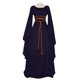 thumbnail image 1 of Womens Halloween Costumes 2024 Cosplay Gothic Dresses Women's Long Sleeved Round Neck Belt Irregular Dress Halloween Costume, 1 of 5