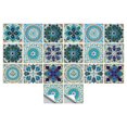thumbnail image 1 of Pegatinas para azulejos resistentes al agua y duraderas, decoración de PVC estilo mosaico para la pared del baño o la cocina, fácil instalación, hermoso diseño, transformación DIY (2 juegos), 1 of 6