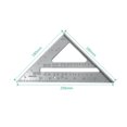 thumbnail image 4 of BeesClover Triangle Rule 90 Degree Thickening Angle Rule Aluminum Alloy Carpenter Measurement Square Ruler, 4 of 9