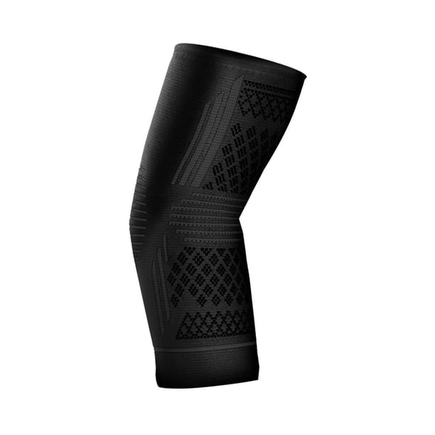 Calentadores de brazo deportivos de nailon de color liso para hombre, de alta elasticidad, para hombre