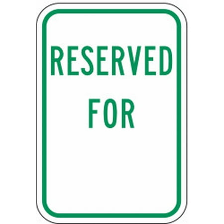 

Lyle Reserved Parking Sign 18 x 12 RP-060-12HA RP-060-12HA ZO-G4887906