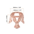 thumbnail image 2 of Unique Bargains Crystal Ball Rabbit Display Stand,1.377 Inch Diameter ,Metal Ball/Egg Holder, Rose Gold, 2 of 5