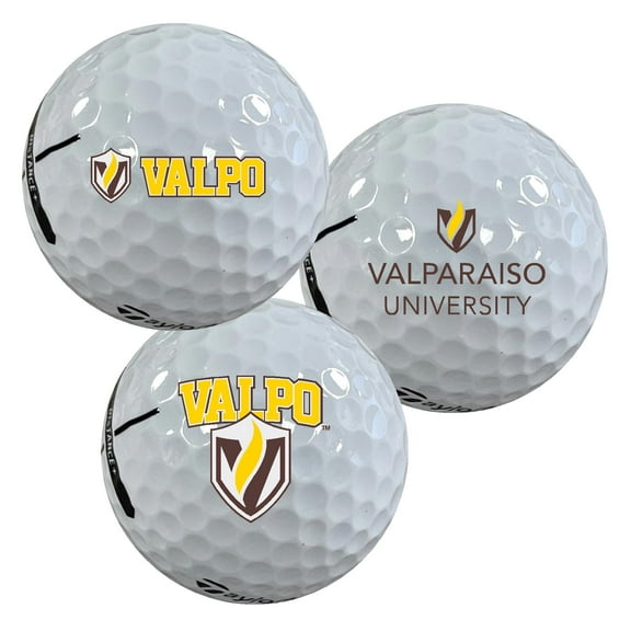 Valparaiso University Beacons Logo Edition Officially Licensed NCAA Taylormade Distance  Golf Balls 12-Pack (Dozen)
