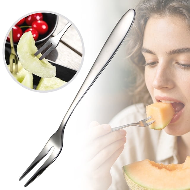 Kitchen Knife Set Forks Stainless Salad Cake Tasting Forks 5.1 Inch Forks Set for Birthday Wedding Restaurant