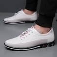 thumbnail image 5 of Mepaouo Loafers for Men Lace-up Anti Slip Casual Shoes Business High Range Versatile Dress Shoes, 5 of 5