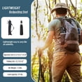 thumbnail image 3 of SHIQI-Camping Stool,Small Folding Chair,13.8" Lightweight Folding Stool Compact Backpacking Stool with Carry Bag, 3 of 4