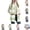 Light Green, variant on YOUYEDIAN Plaid Fleece Vest for Girls Casual Warm Fuzzy Sleeveless Jacket Fashion Fluffy Outerwear