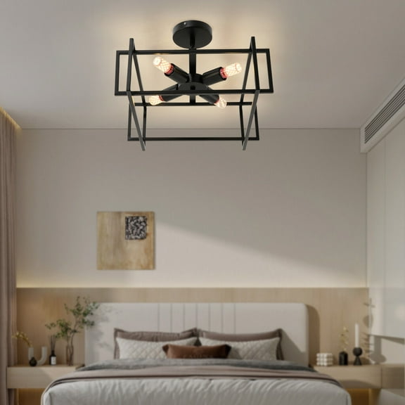 40W Ceiling Light, ‎4 Head Ceiling Lamp, Flush Mount Lighting Fixture