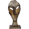 thumbnail image 5 of Renwil Fielden 14x6" Modern Aluminum Decorative Statue in Brass, 5 of 7