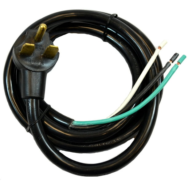 8' SJTOW Power Cord 10/3 630P to ROJ 6" Strip 1/2"