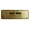Brushed Gold, variant on Signs ByLITA Standard Messy Driver Certificated Sign (Black) - Small
