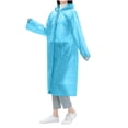 thumbnail image 3 of Frostluinai Womens Clear Crystal Rain Poncho Hooded Heavy Duty Waterproof for Storm Summer Portable, 3 of 6