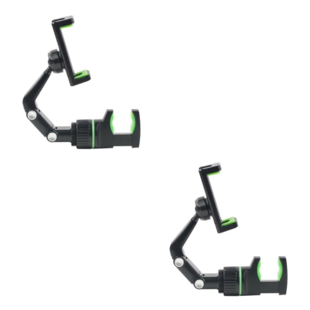 Wosthever Soporte para teléfono de guitarra Soporte para micrófono para lecciones de guitarra Tutoriales Negro Verde Type1 NO1