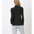 thumbnail image 3 of Pullover Sweaters for Women Long Sleeve Tops Slim Fit Lightweight Turtleneck Sweaters Tops Alsol Lamesa(S-5XL), 3 of 6