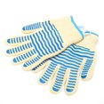thumbnail image 3 of Manopla para parrilla, 2 guantes resistentes al calor, guantes de protección para manos libres, guantes para horno, artesanía superior, 3 of 14