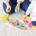 thumbnail image 3 of Conjunto de ropa para muñeca bebé de 10 pulgadas, accesorios para muñeca renacida, conjuntos de ropa para muñeca renacida, vestido para niña recién nacida y niño., 3 of 5