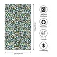 thumbnail image 2 of Fotbe Green Leopard Pattern Premium Towels , (27.5x16in) Lightweight and Highly Absorbent Quick Drying Microfiber Towel, Perfect for Daily Use, 2 of 6